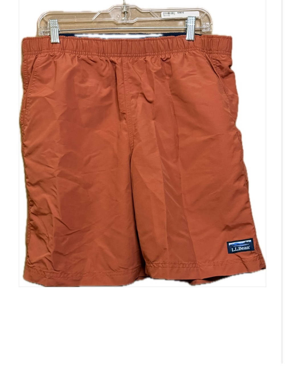 L.L. Bean Men's Rust Swim Trunks